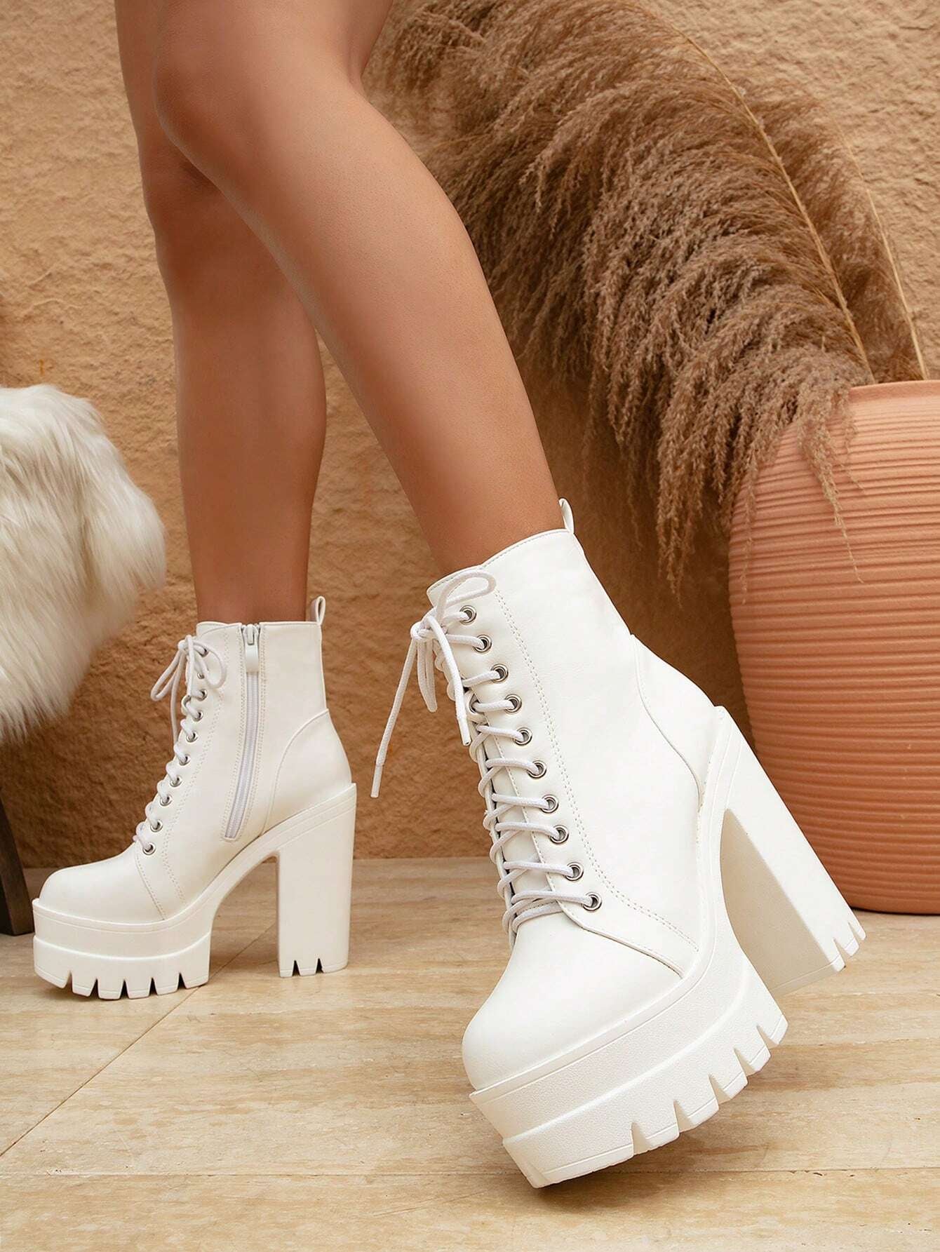 Women'S Fashionable Boots 2023 New Arrival Thick Sole Double Waterproof Platform Motorcycle Boots Women'S Boots